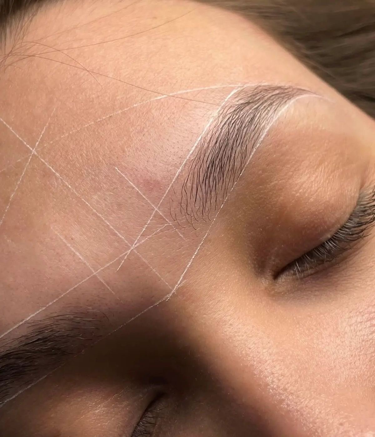 Corso Brow Design + Laminazione sopracciglia a Napoli — lavoro realizzato in aula 1